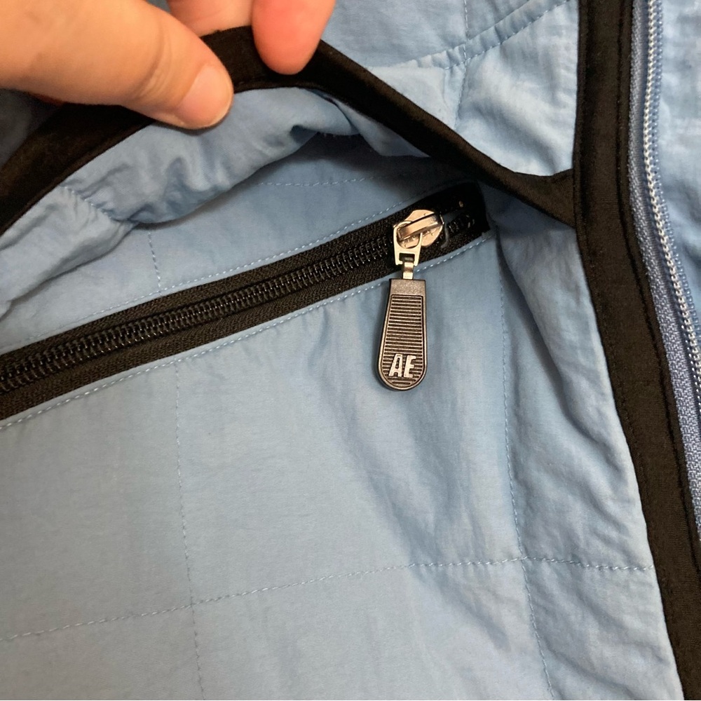 American Eagle Jacket - Blue/Black - Medium - image 7